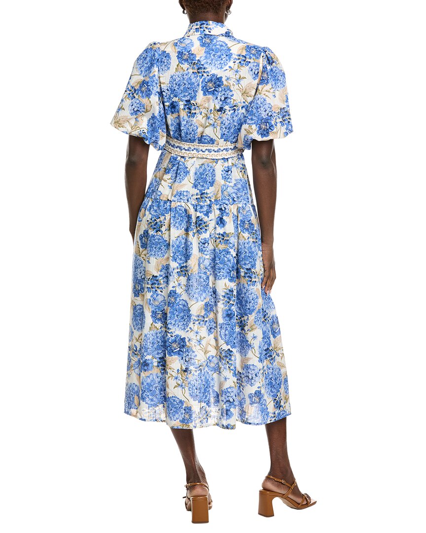 Maison Tara Short Sleeve Midi Dress