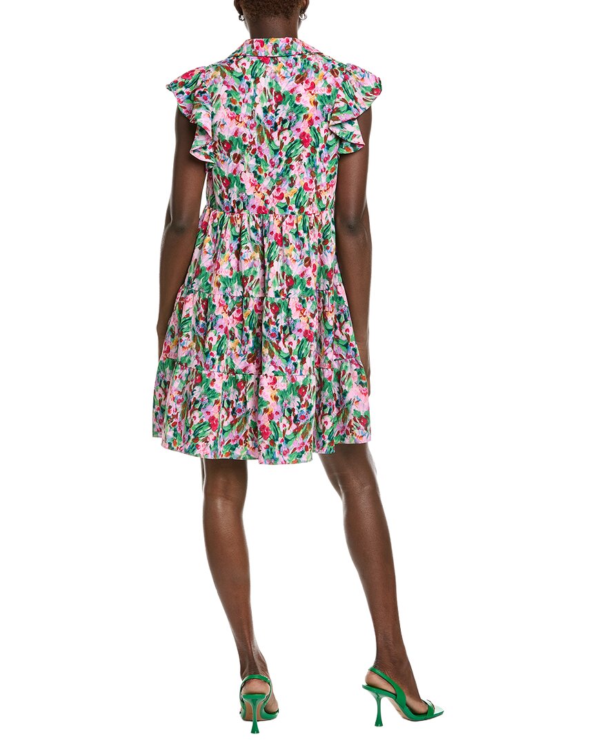 Maison Tara Elisa Crinkle Stretch Crepe Mini Dress
