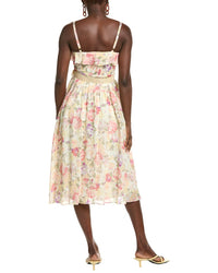 Maison Tara Crinkle Voile Midi Dress