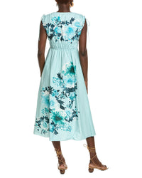 Maison Tara Stretch Poplin Midi Dress
