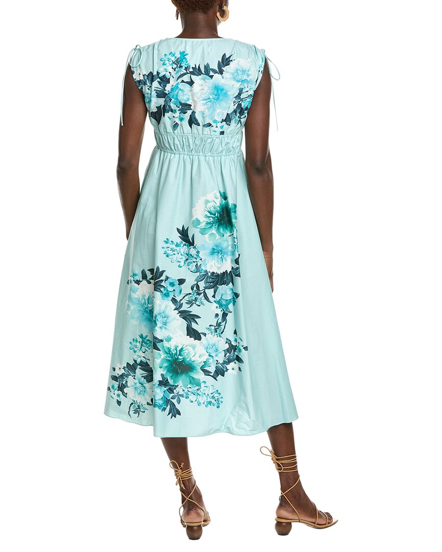 Maison Tara Stretch Poplin Midi Dress