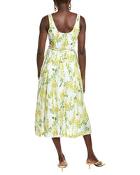 Maison Tara Printed Voile Sleeveless Midi Dress