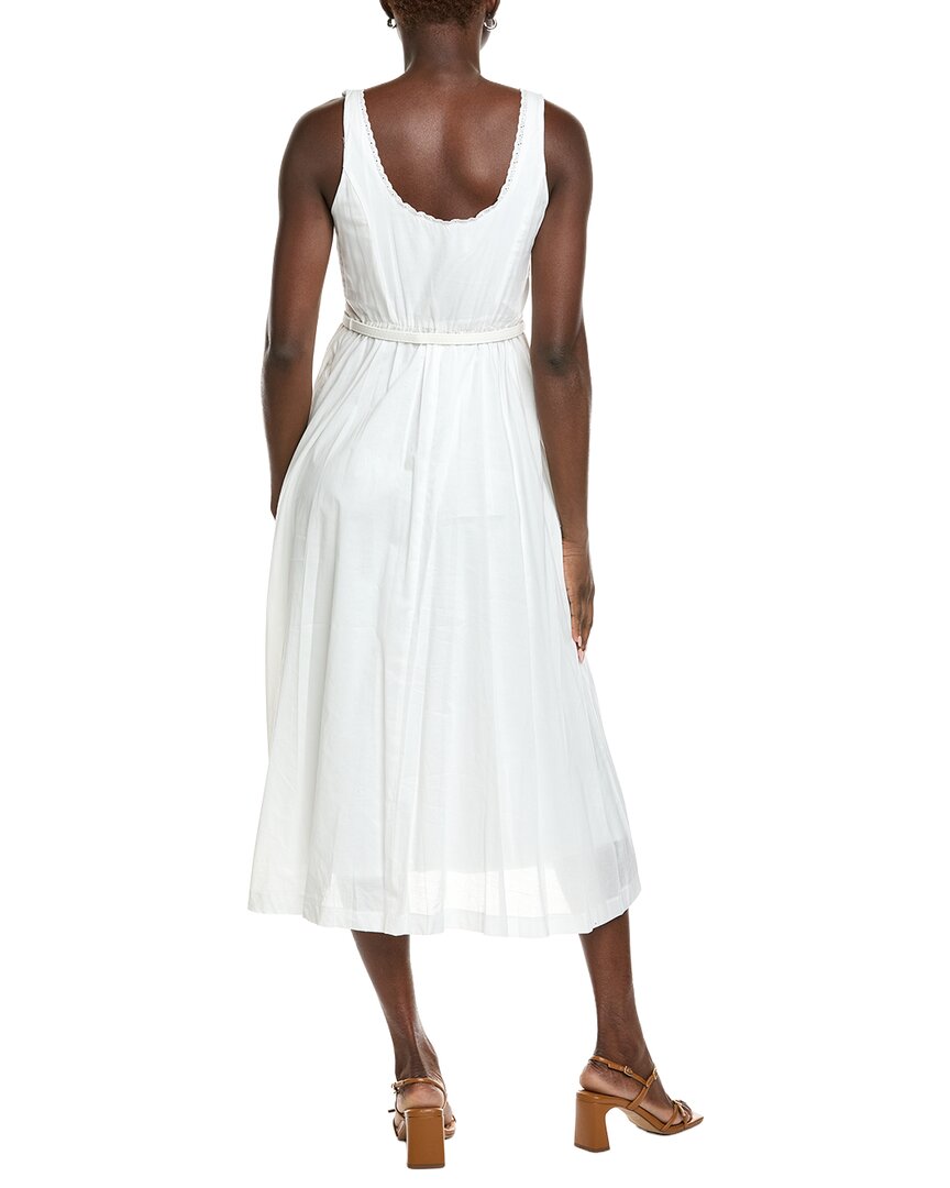Maison Tara Printed Voile Sleeveless Midi Dress