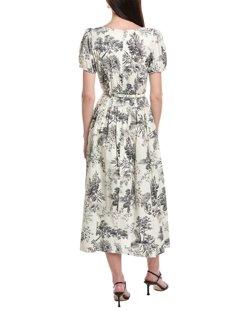 Maison Tara Stretch Poplin Short Sleeve Midi Dress Bluefly Maison Tara Stretch Poplin Short Sleeve Midi Dress Bluefly