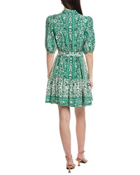 Maison Tara Printed Marrakesh Short Sleeve Mini Dress