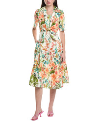 Maison Tara Lelis Twill Airflow Midi Dress