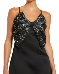 Mac Duggal Strapless Brocade Mini Dress