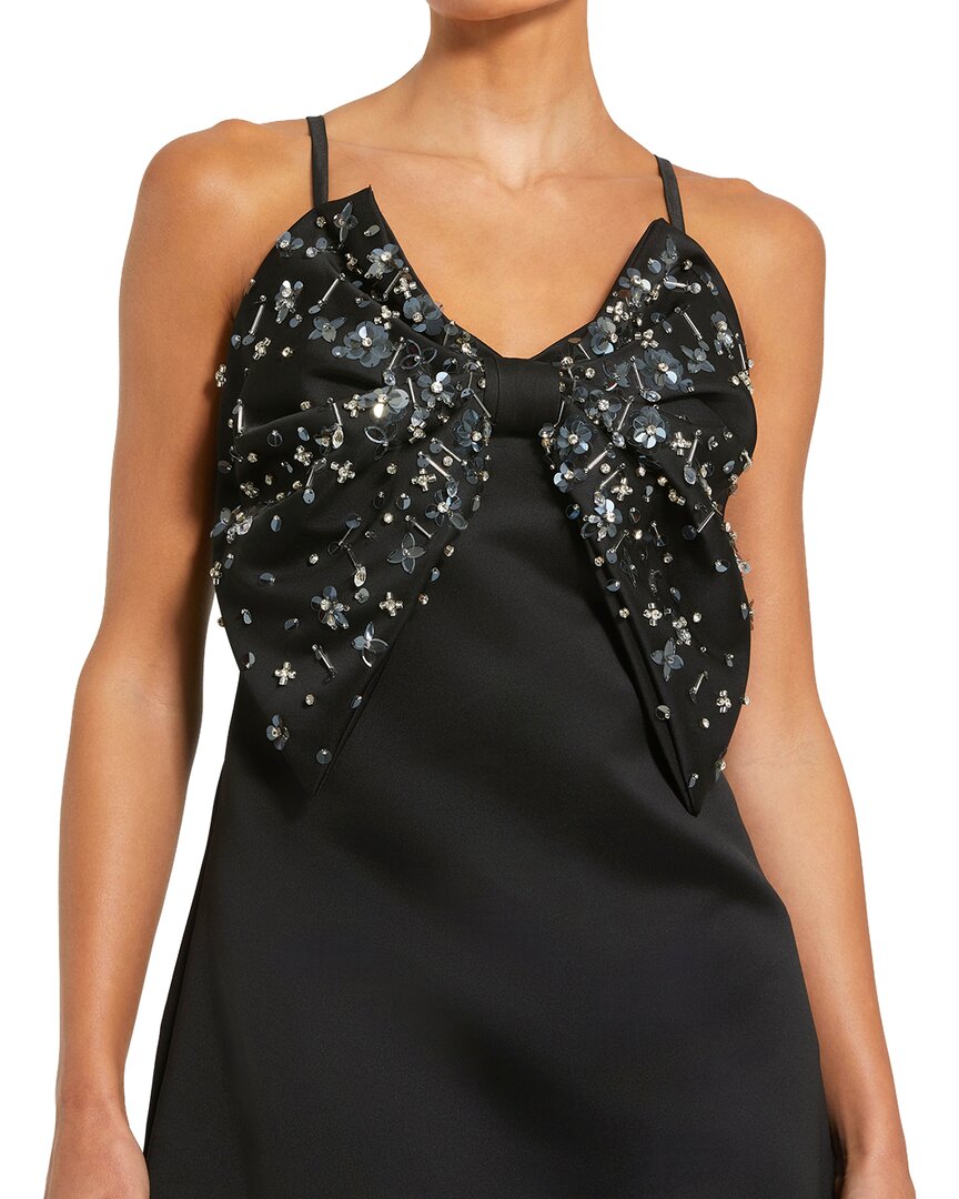 Mac Duggal Strapless Brocade Mini Dress