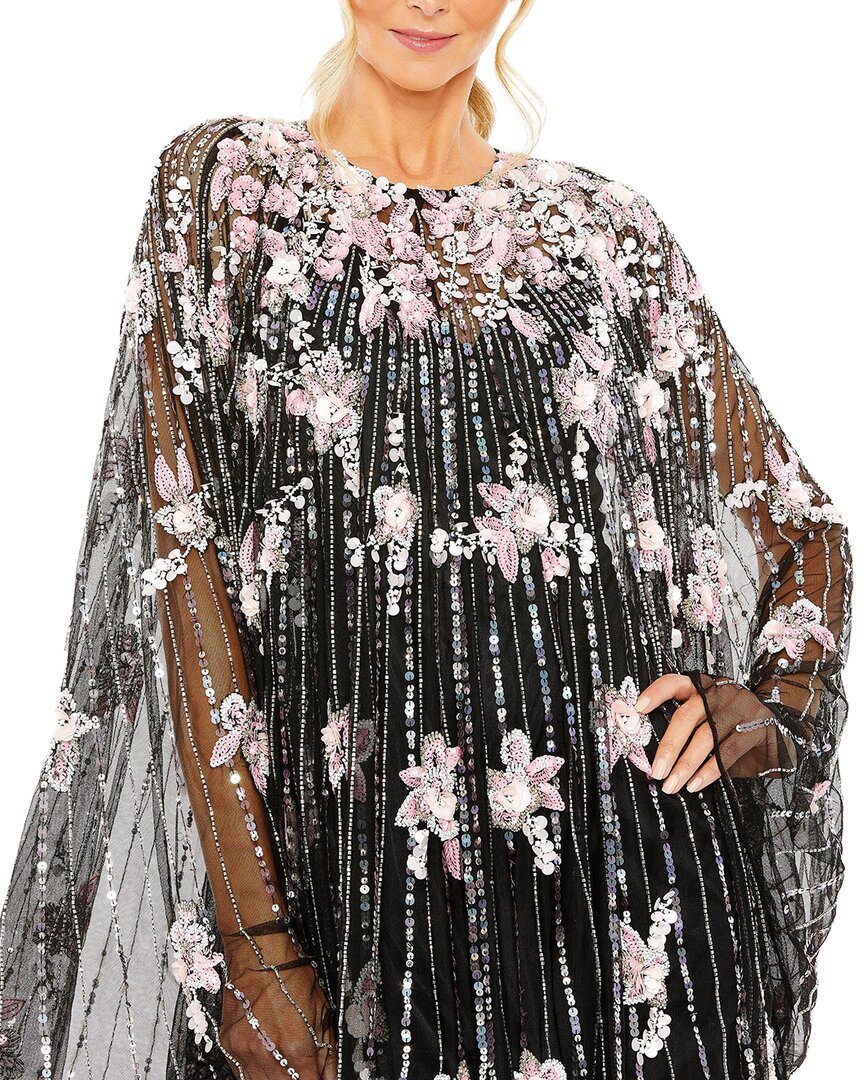 Mac Duggal High Neck Embellished Trapeze Dress