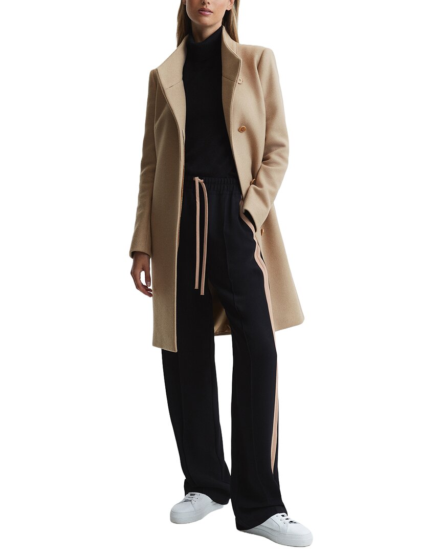 Reiss Mia Wool-Blend Mid Length Coat