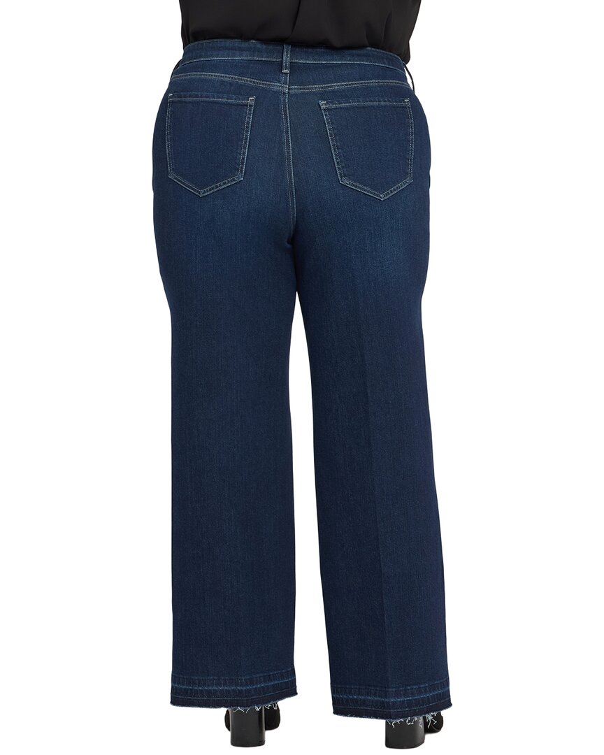 Nydj Plus Teresa Midnight Breeze Wide Leg Jean