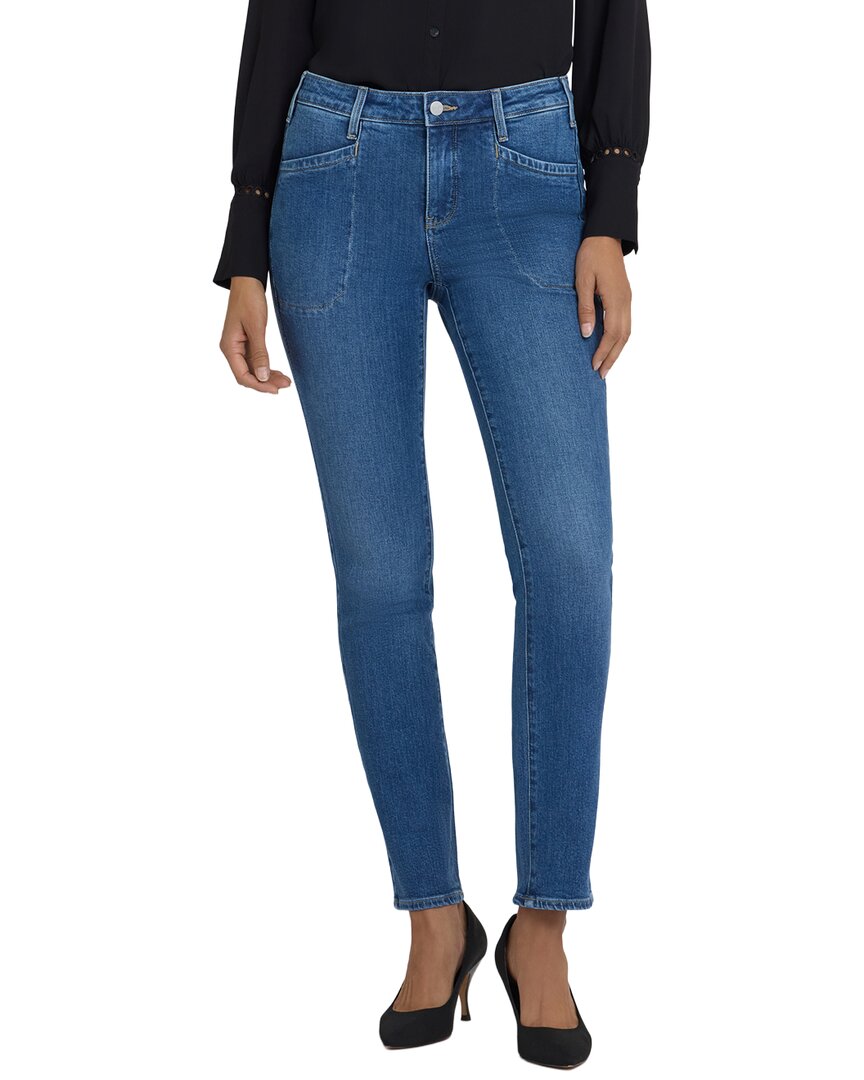 Nydj Petite Sheri Opera Blue Slim Jean