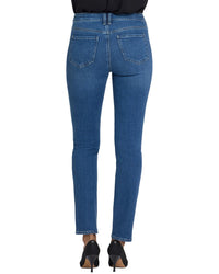 Nydj Petite Sheri Opera Blue Slim Jean