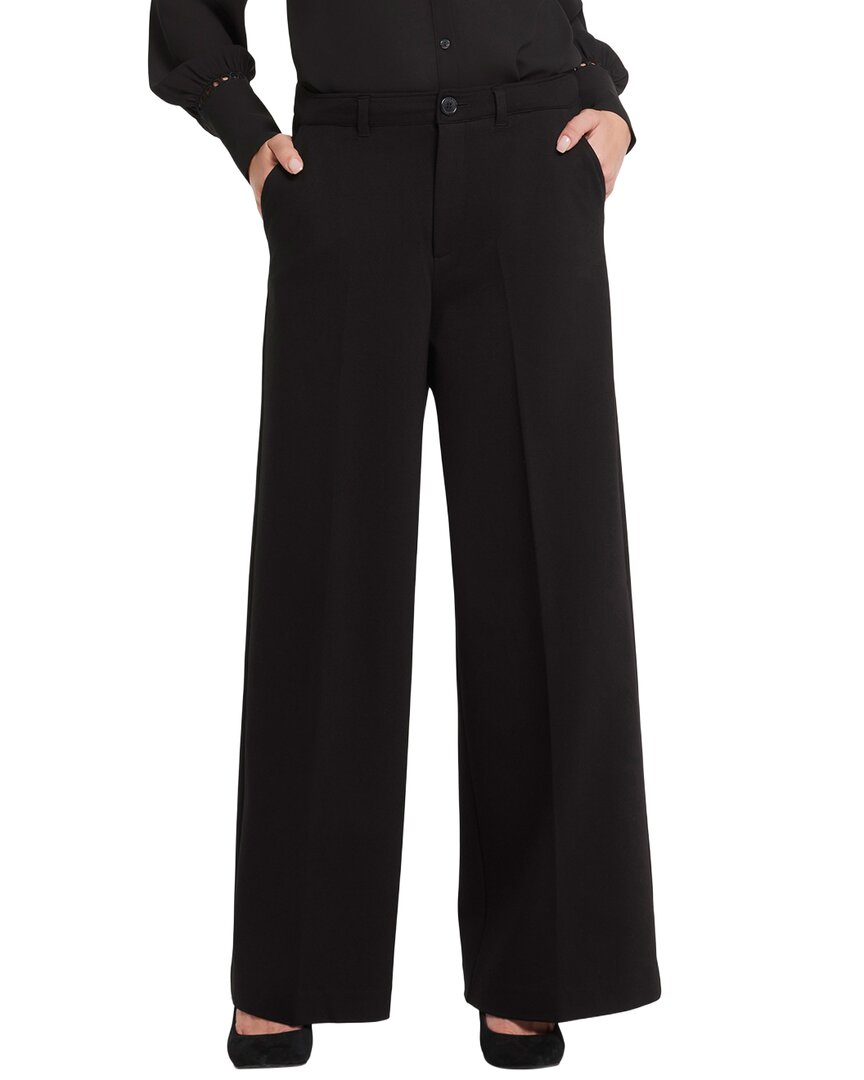 Nydj Petite Whitney Black Wide Leg Jean