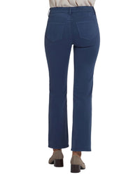 Nydj Petite Marilyn Vintage Navy Straight Leg Jean