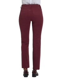 Nydj Petite Marilyn Sienna Red Straight Leg Jean
