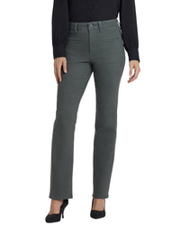 Nydj Petite Marilyn True Olive Straight Leg Jean