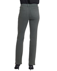 Nydj Petite Marilyn True Olive Straight Leg Jean