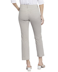 Nydj Petite Marilyn Sandbar Stripe Straight Leg Jean