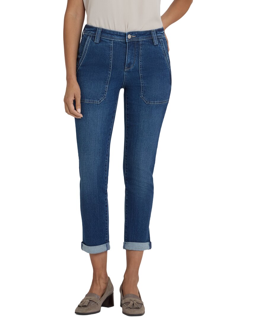 Nydj Petite Margot Vintage Lapis Girlfriend Jean