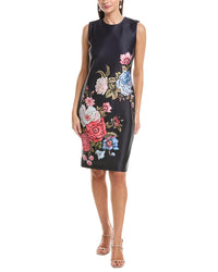 Anne Klein Printed Scuba Sheath Dress