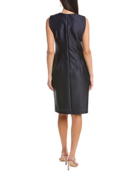 Anne Klein Printed Scuba Sheath Dress