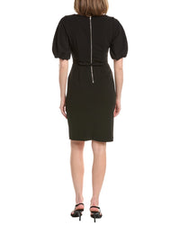Anne Klein Puff Crepe Midi Dress