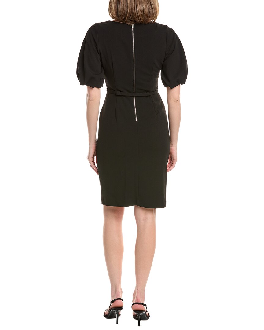 Anne Klein Puff Crepe Midi Dress