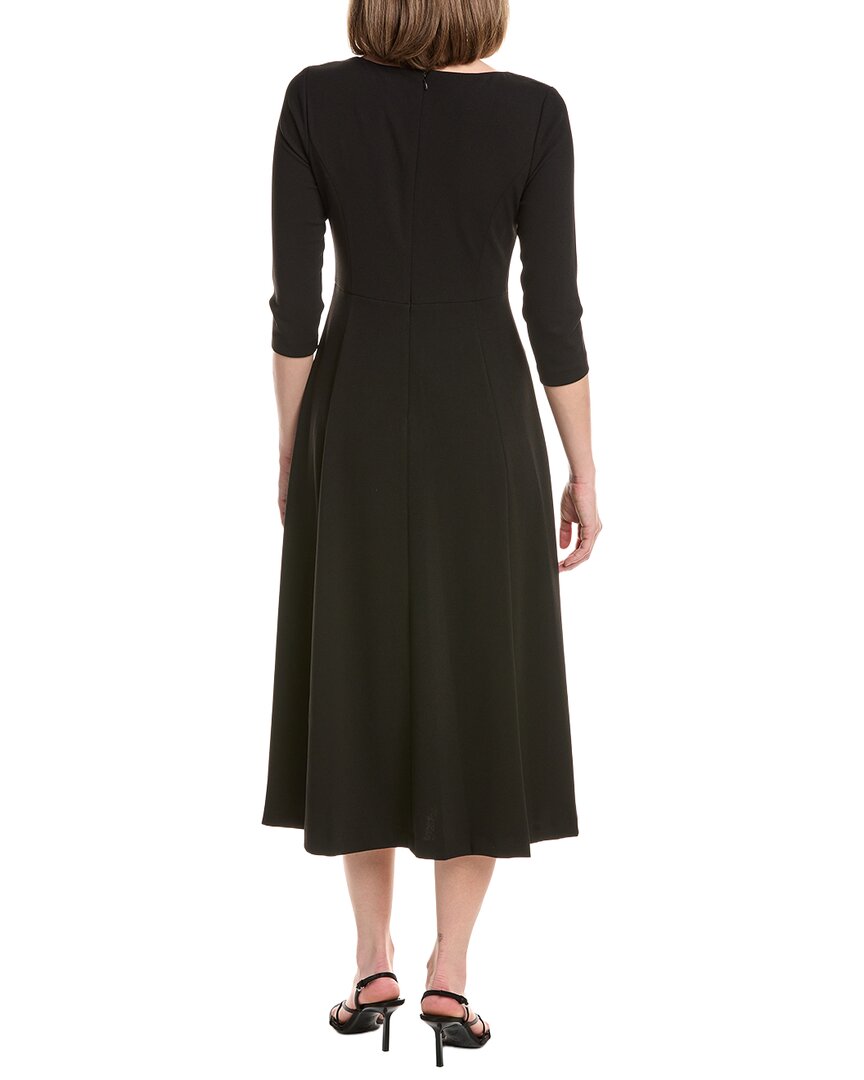 Anne Klein A-Line Midi Crepe Dress