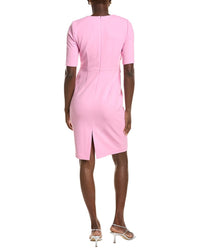 Anne Klein Wrapped Overlay Bodice Sheath Dress