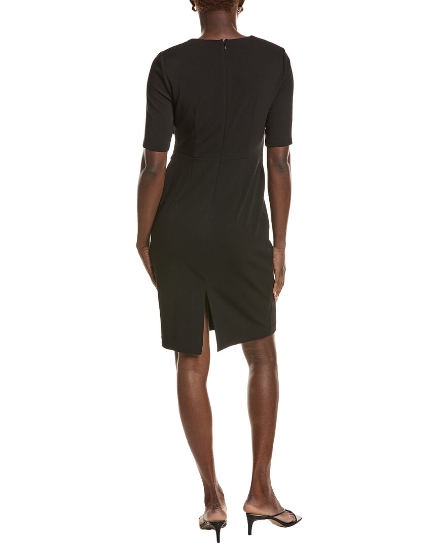 Anne Klein Wrapped Overlay Bodice Sheath Dress