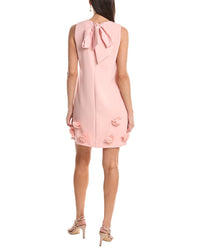 Anne Klein Rosette Hem Sleeveless Shift Dress
