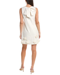 Anne Klein Rosette Hem Sleeveless Shift Dress
