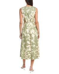 Anne Klein V-Neck Seam Detail Patio Dress