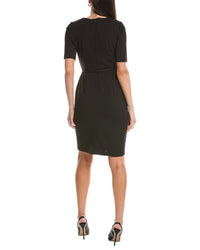 Anne Klein Twist Front Sheath Dress