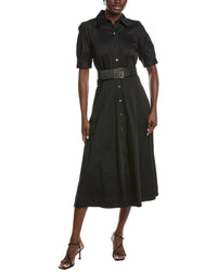 Anne Klein Sateen Shirtdress