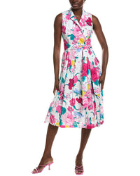 Anne Klein Notch Collar Wrap Dress