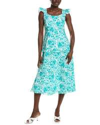 Anne Klein Ruffled Midi Dress