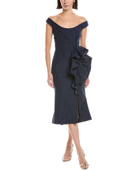 Marchesa Notte Off The Shoulder Strapless Cocktail Dress