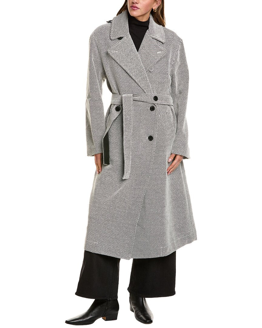 Proenza Schouler White Label Ronan Wool-Blend Coat