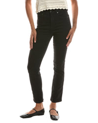 Madewell Madewell The Longline Black Frost Straight Jean