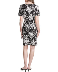 DKNY Dkny Tie Front Dress