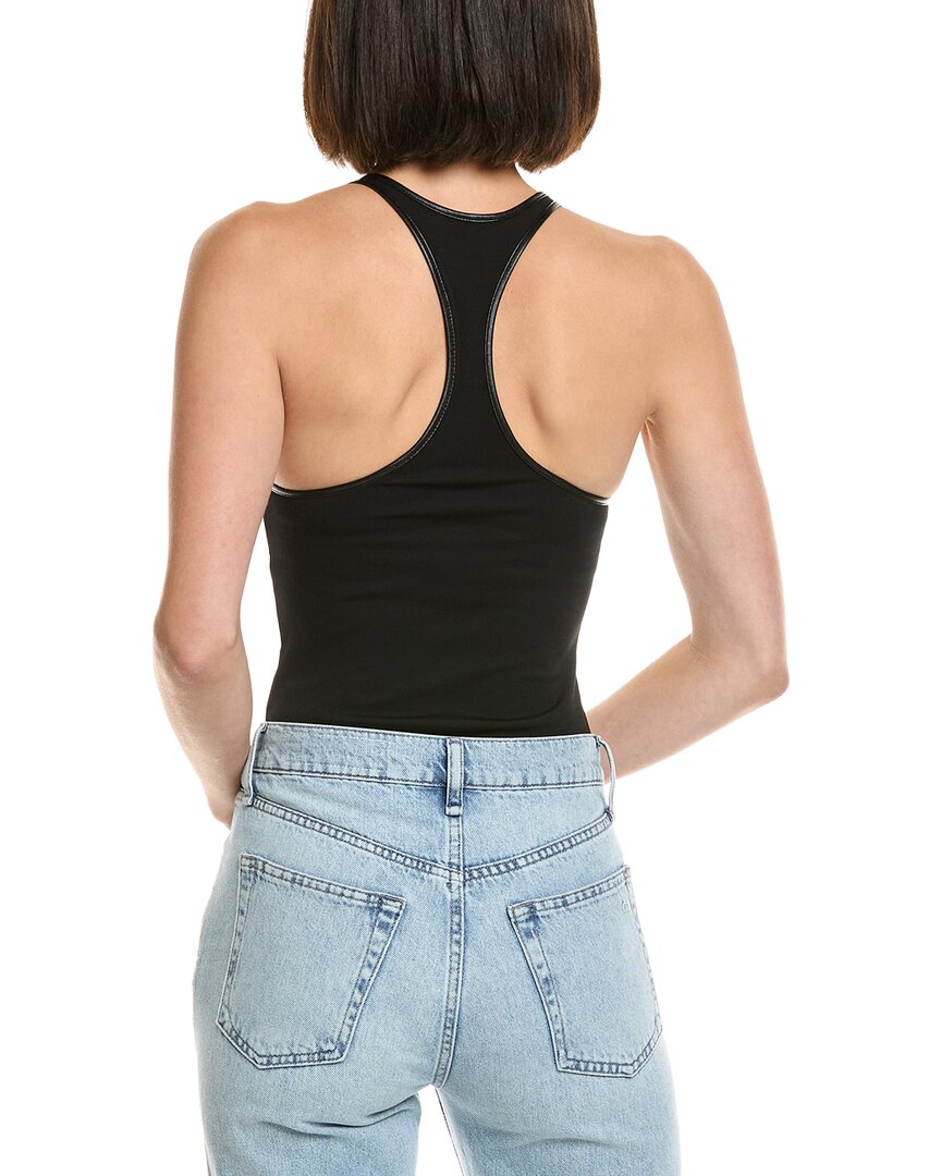 Helmut Lang Zip Racerback Bodysuit