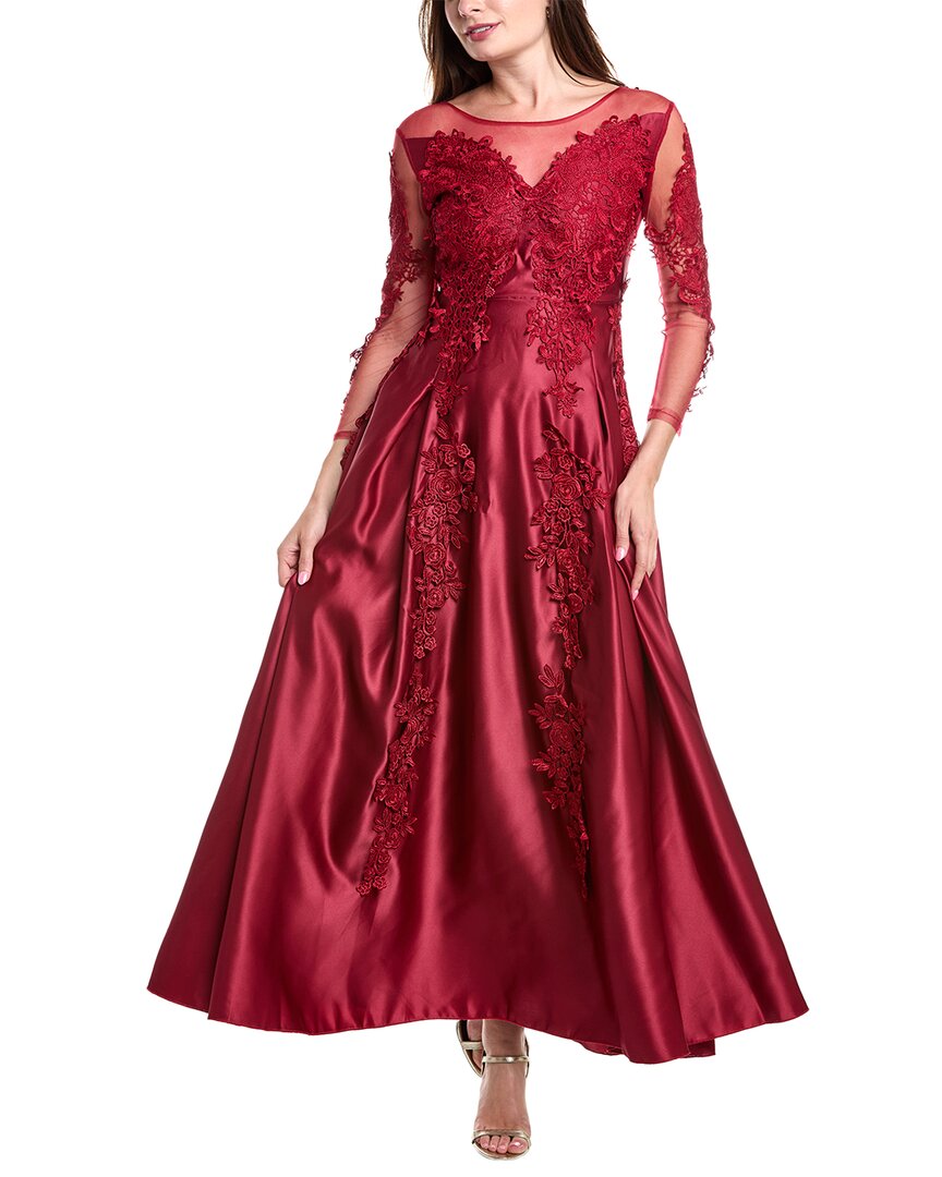 Michele Laperle Lace Sleeve Gown