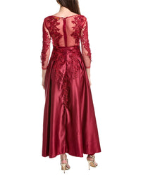 Michele Laperle Lace Sleeve Gown