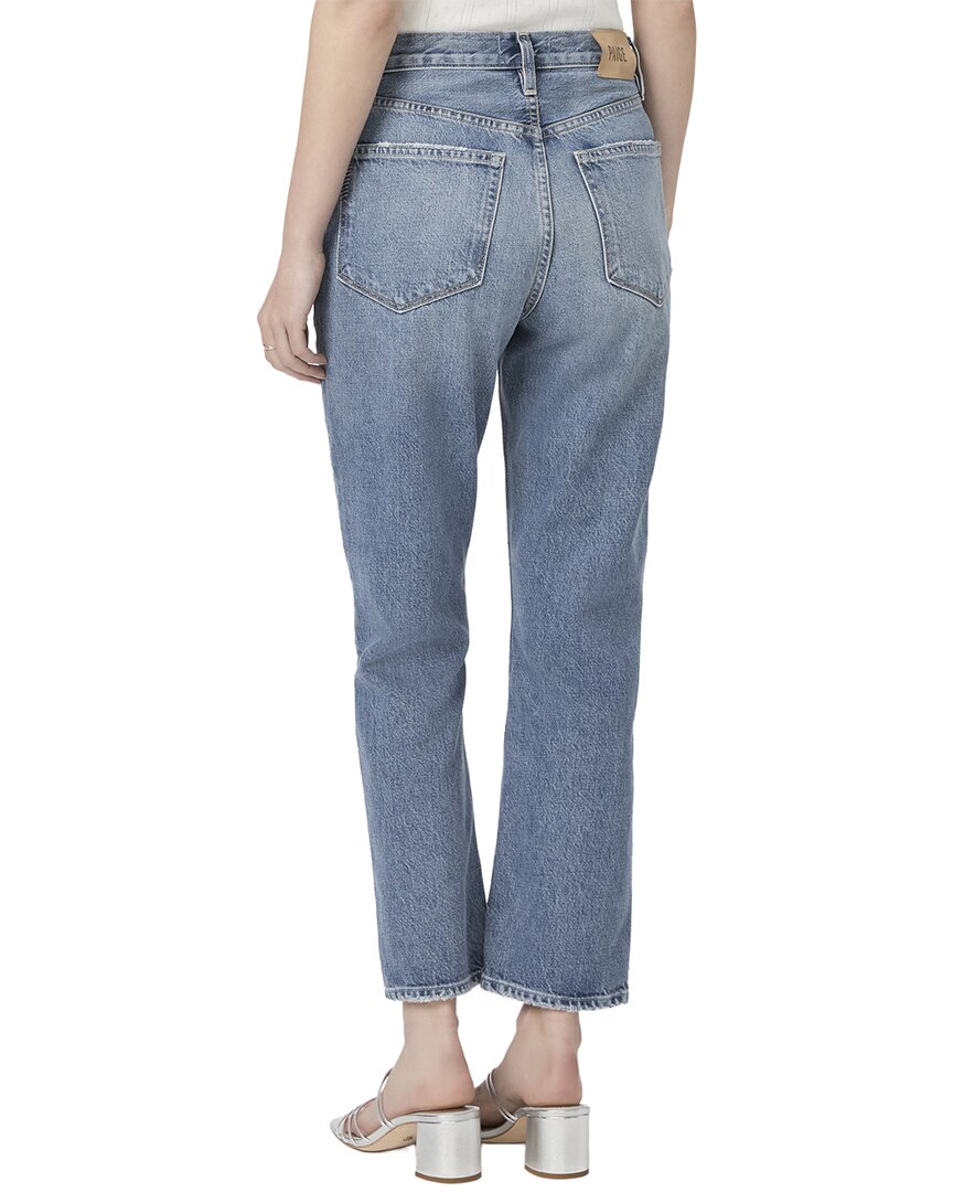 Paige Billy Costar High Rise Slim Straight Leg Crop Jean