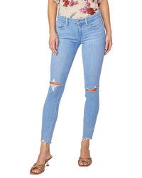 Paige Verdugo Ratatouille W/ Gusto Hem Mid Rise Ultra Skinny Ankle Jean