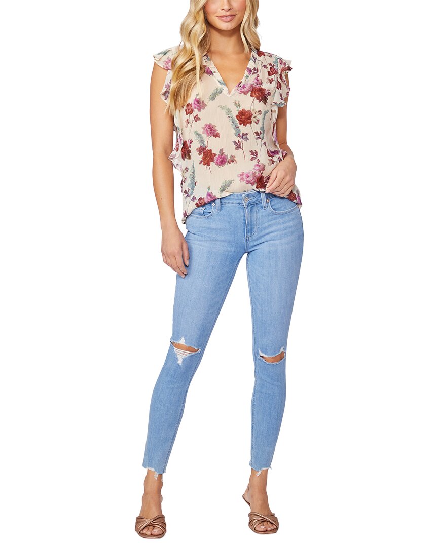 Paige Verdugo Ratatouille W/ Gusto Hem Mid Rise Ultra Skinny Ankle Jean