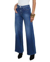 L’Agence Alicent High-Rise Sneaker Wide Leg Jean