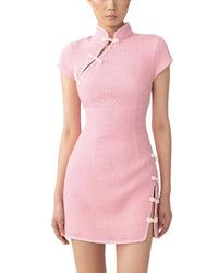 Sau Lee Ada Tweed Mini Dress